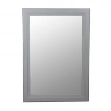 Ronbow 603124-F20 - 24'' Reuben Transitional Solid Wood Framed Bathroom Mirror in Empire Gray