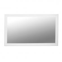 Ronbow 606160-W01 - 60'' William Traditional Solid Wood Framed Bathroom Mirror in White