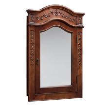 Ronbow 610028-F11 - 28'' Bordeaux Vintage Style Solid Wood Framed Medicine Cabinet in Colonial Cherry