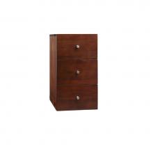 Ronbow 632213-F07 - 13'' Drawer Bridge with Three Drawers in Vintage Walnut