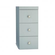 Ronbow 633012-F21 - 12'' Drawer Bridge with Three Drawers in Ocean Gray