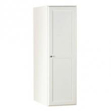 Ronbow 679015-3-W01 - 15'' Shaker  Linen Cabinet Storage Tower with Wood Door in White