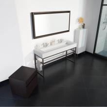 Ronbow E052163-DB - 63'' Marco Metal Bathroom Vanity Console for Double Sink - Dark Bronze