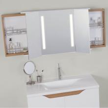 Ronbow E075614-E23 - 43'' Pure Mirror Cabinet with LED in Glossy White