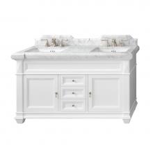 Ronbow 062860-W01 - 60'' Torino Bathroom Vanity Cabinet Base in White