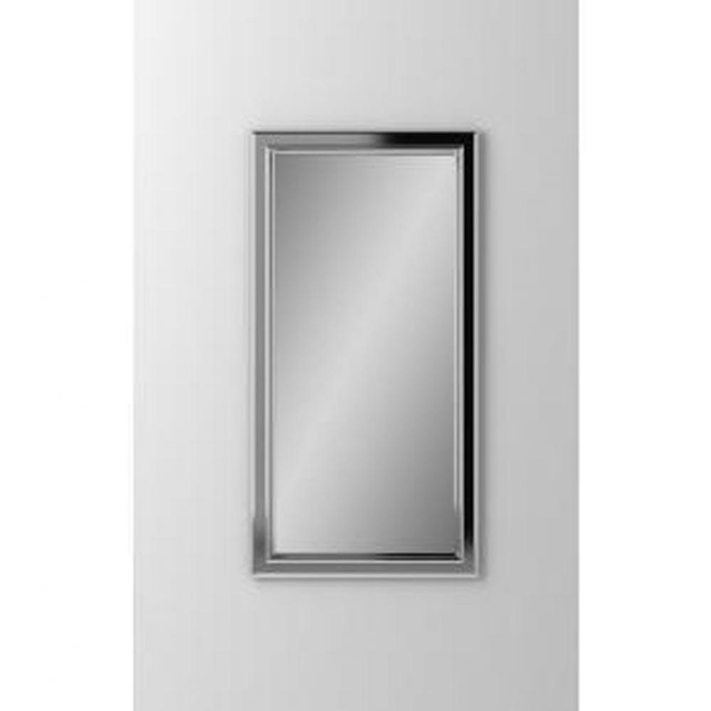 Bryn Mawr 15-1/4'' x 30'' x 4'' Framed Cabinet, Chrome, Left Hinge,