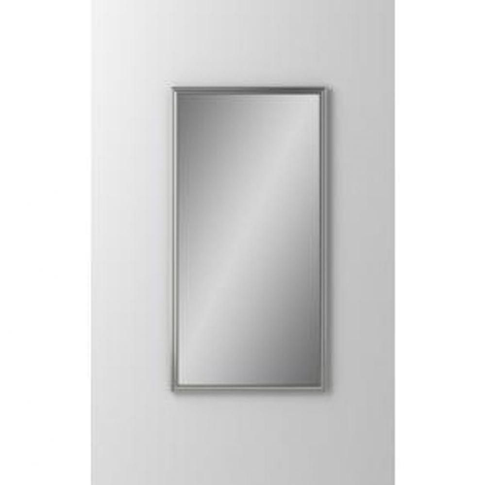 Rosemont 19-1/4'' x 39-3/8'' x 4'' Framed Cabinet, Satin Nickel, Lef