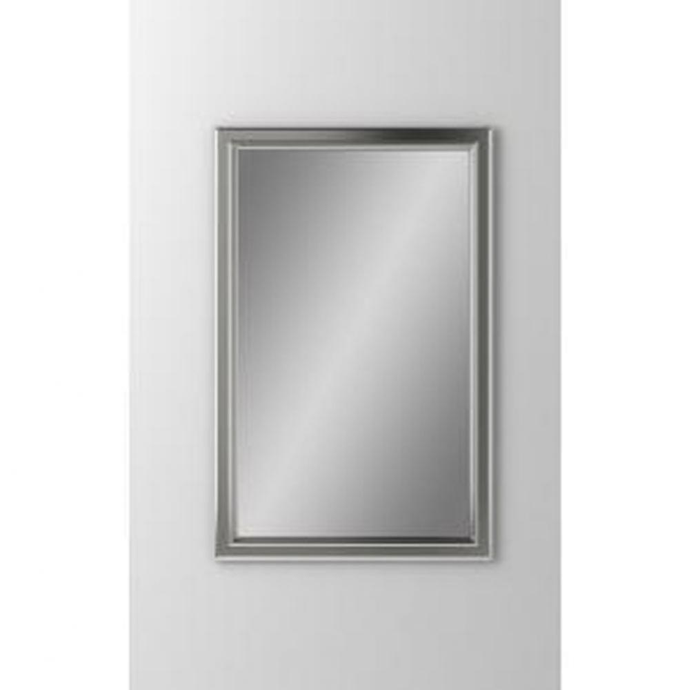 Bryn Mawr 23-1/4'' x 39-3/8'' x 4'' Framed Cabinet, Satin Nickel, Ri