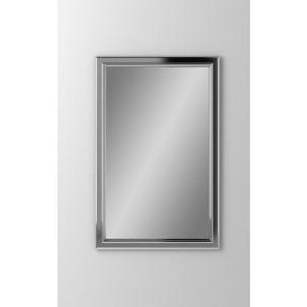 Bryn Mawr 19-1/4'' x 30'' x 4'' Framed Cabinet, Chrome, Left Hinge,