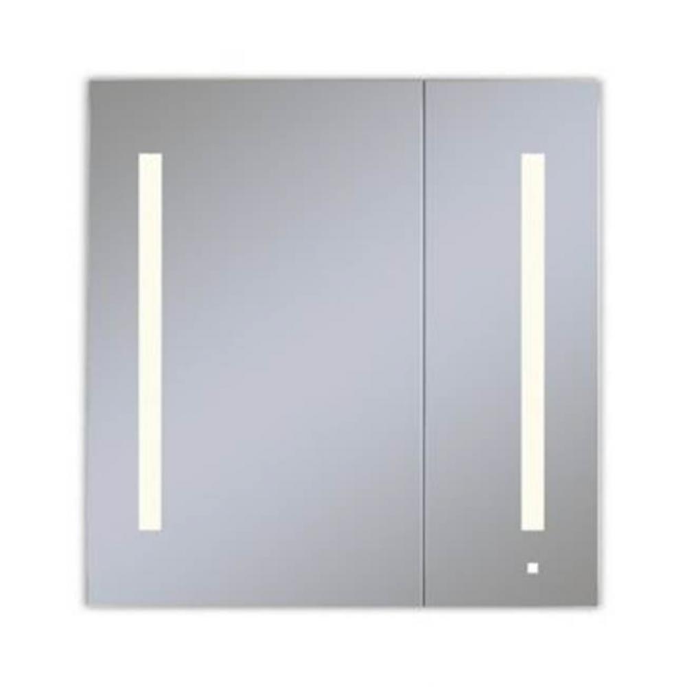 AiO Lighted Cabinet, 30'' x 30'' x 4'', Two Door, LUM Lighting, 2700