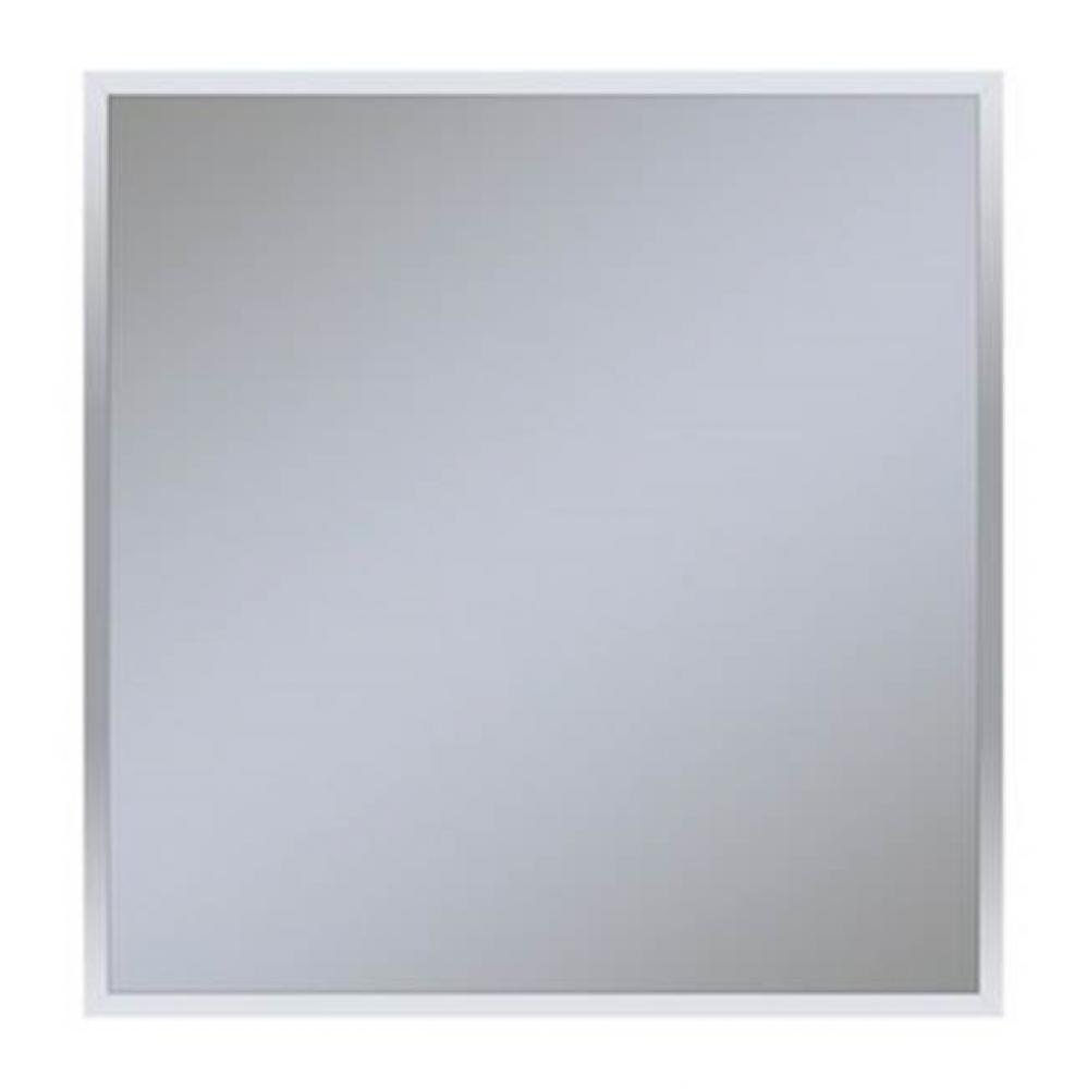 Profiles Framed Mirror, 30'' x 30'' x 3/4'', Chrome