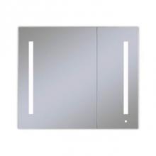 Robern AC3630D4P2L - AiO Lighted Cabinet, 36'' x 30'' x 4'', Two Door, LUM Lighting, 4000