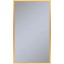 Robern PM2440T82 - Profiles Framed Mirror, 24'' x 40'' x 3/4'', Matte Gold