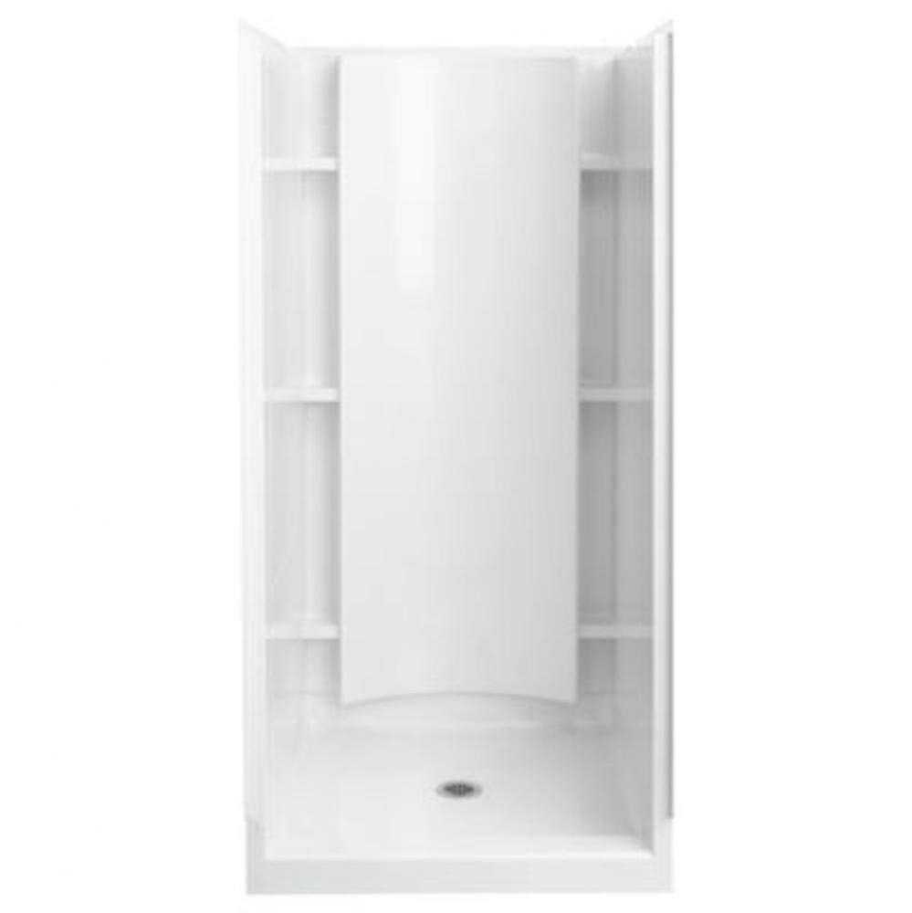 Accord® 36-1/4'' x 36'' x 75-3/4'' shower stall with center dra