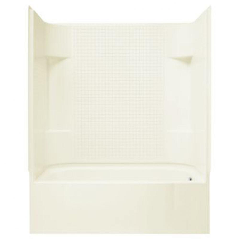 Accord® 60-1/4'' x 30'' bath/shower with right-hand above-floor drain