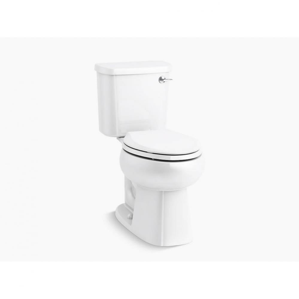 Windham™ Comfort Height® Two-piece elongated 1.6 gpf chair height toilet with right-hand tr