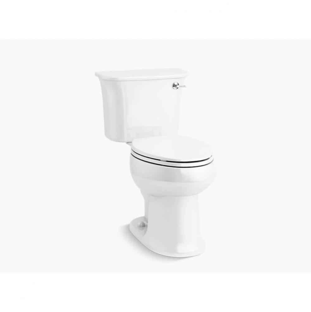 Stinson® Comfort Height® Two-piece elongated 1.28 gpf chair height toilet with right-han