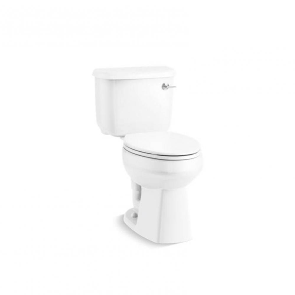 Windham™ Comfort Height® Two-piece elongated 1.6 gpf chair height toilet with right-hand tr