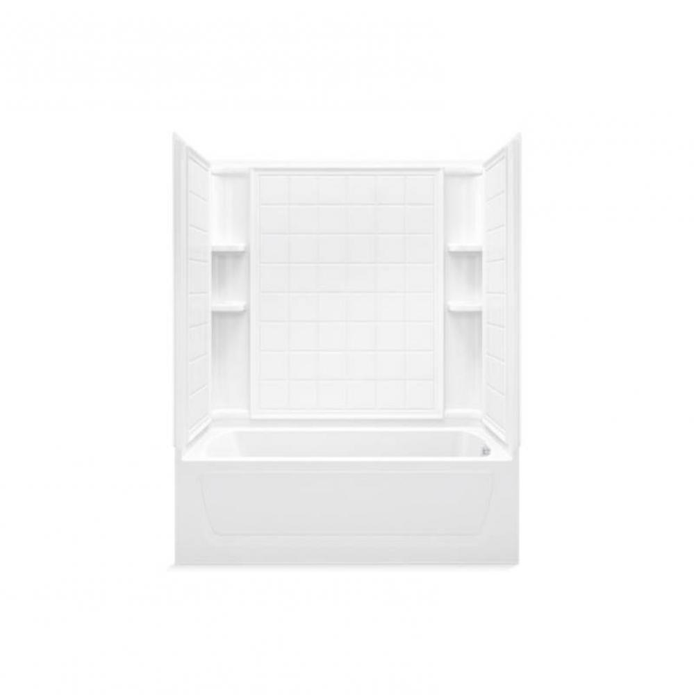 Ensemble Series 7612, 60'' x 32'' Whirlpool/Shower