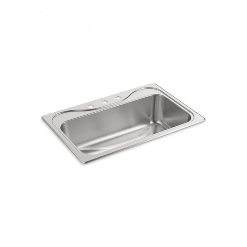 Southhaven® X Top-Mount Single-Bowl Kitchen Sink, 33'' x 22'' x 9-1/4&apo