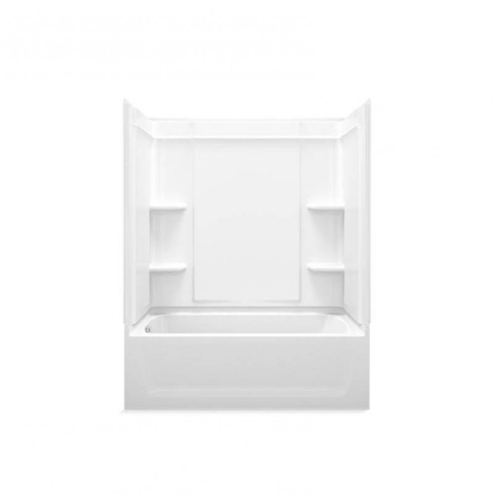 Ensemble™ Medley® 60-1/4'' x 32'' bath/shower with Aging in Place backe