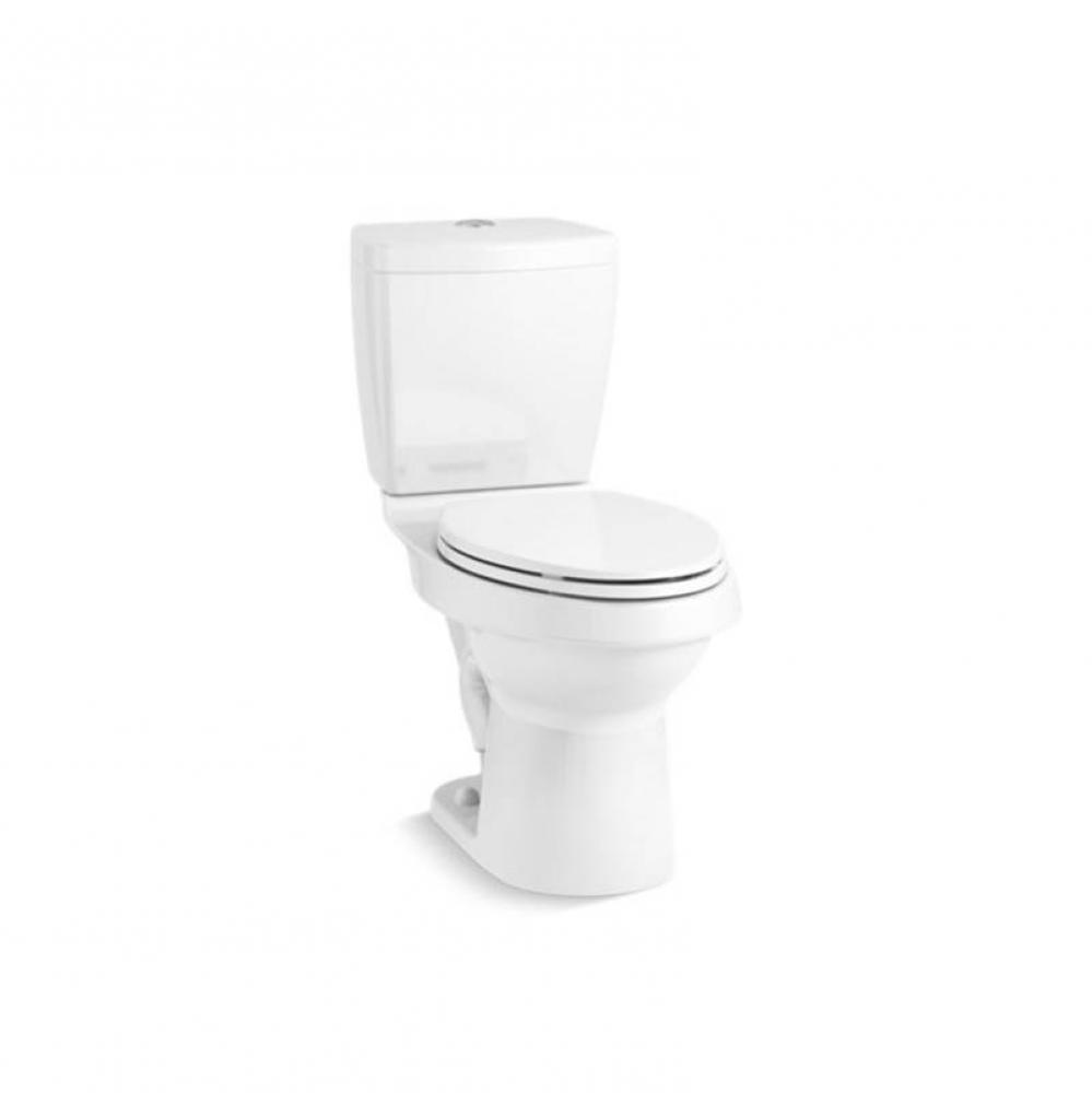 Karsten® Two-piece elongated dual-flush chair height toilet