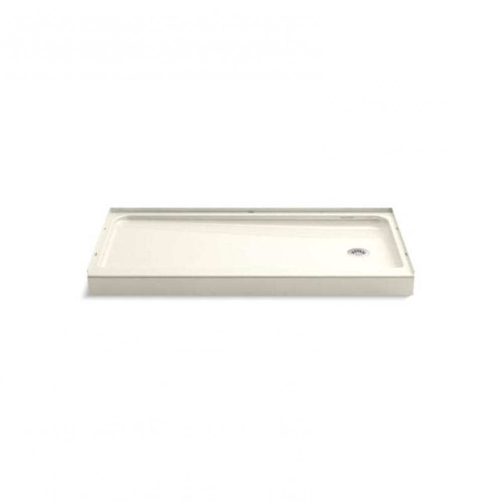 Ensemble™ 60'' x 30'' shower base with right-hand drain