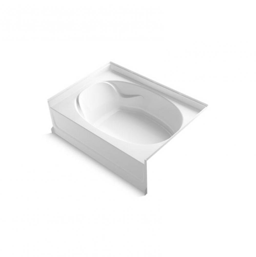 Ensemble™ 60-1/4'' x 42'' bath with right-hand above-floor drain