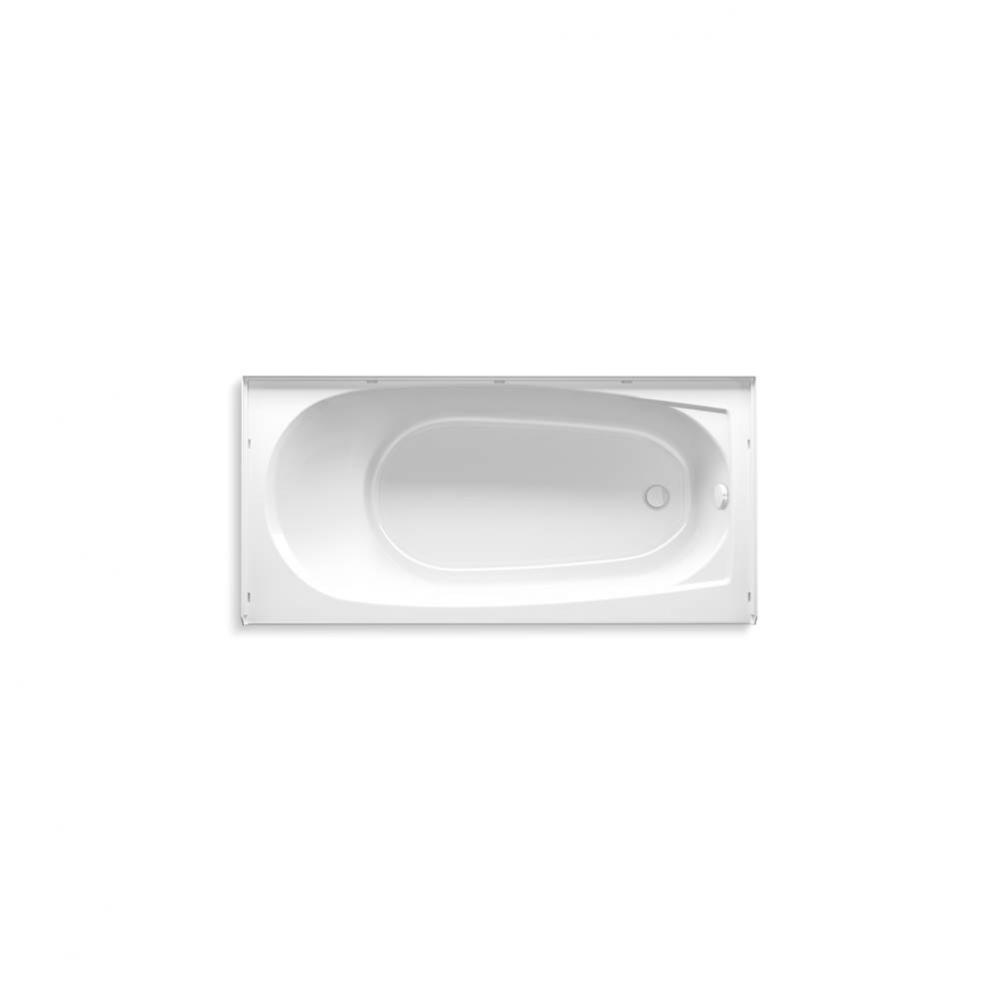 Performa 2 60'' X 29'' Bath With Above-Floor Drain, Right Drain