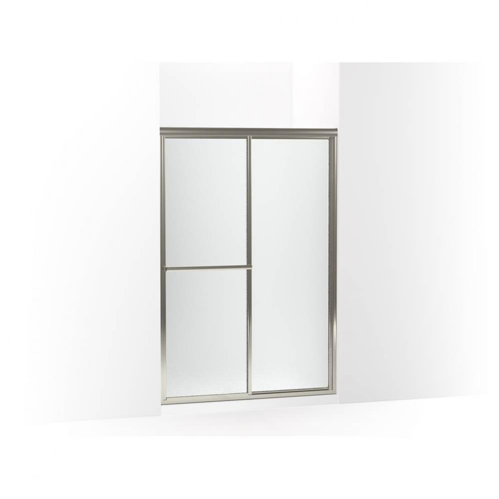 Deluxe 70 In. H Sliding Shower Door With 1/8 In.-Thick Glass