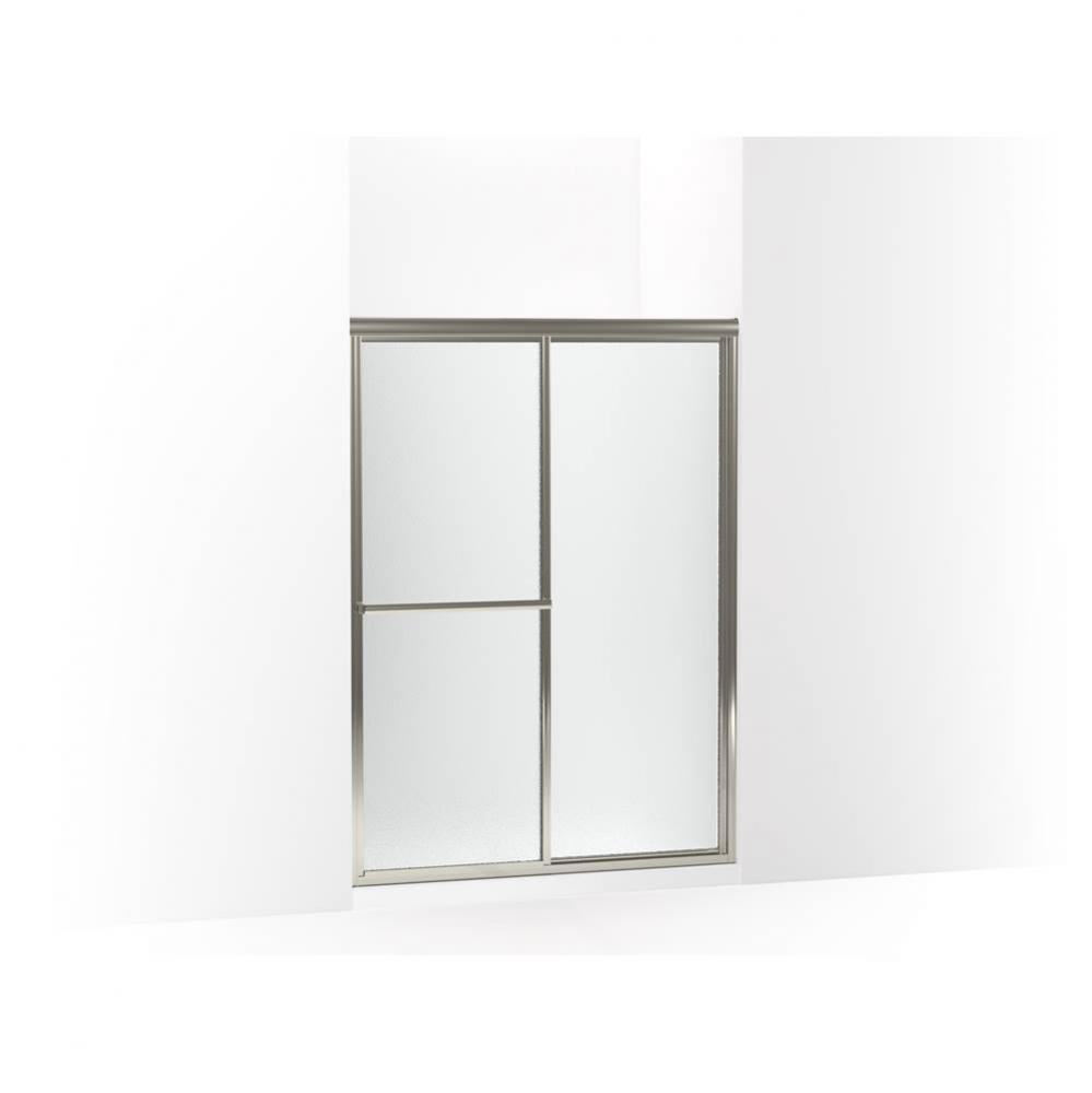 Deluxe 65-1/2 In. H Sliding Shower Door With 1/8 In.-Thick Glass