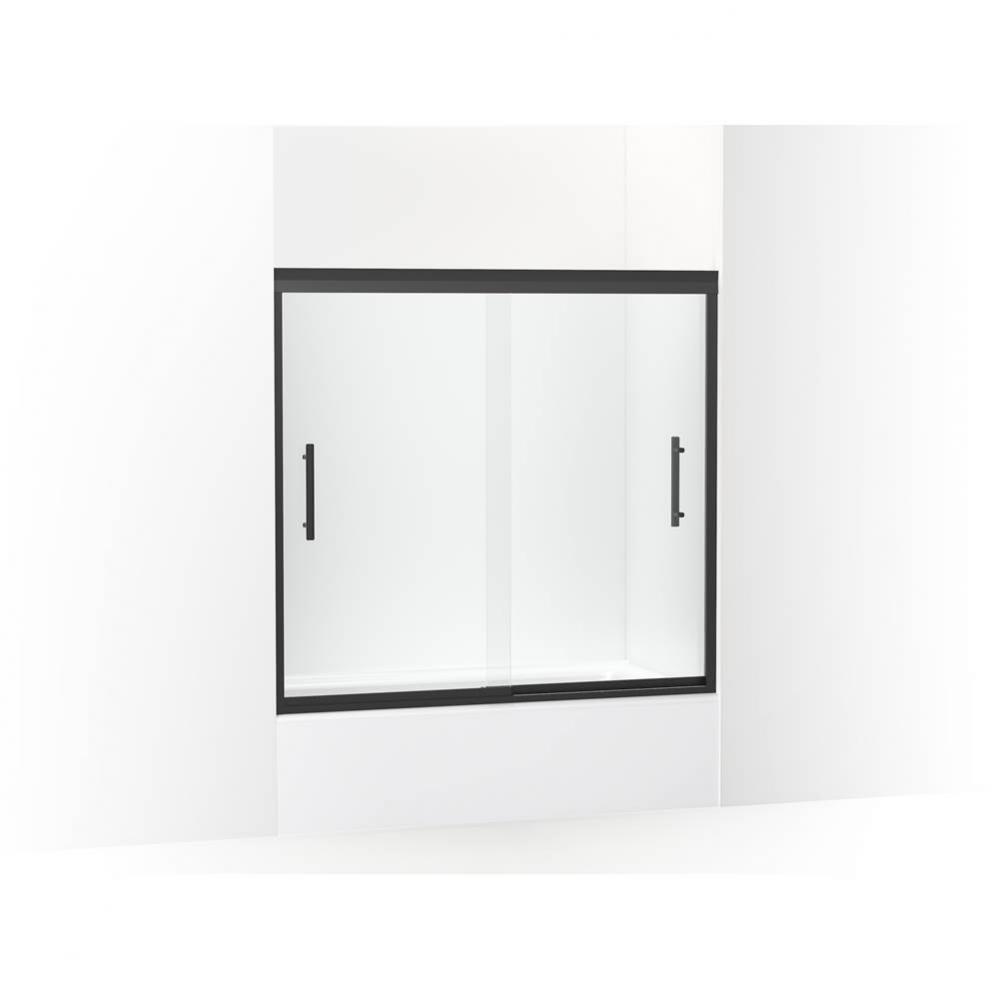 Finesse™ Peak® Frameless sliding bath door 56-5/8''-59-5/8'' W x 55-1/2