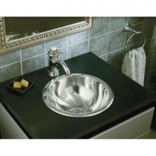 Sterling Plumbing 141-0 - Round Drop-In/Under-Mount Bathroom Sink