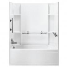 Sterling Plumbing 71140118-96 - Accord® 60-1/4'' x 30'' bath/shower with Aging in Place backerboards and