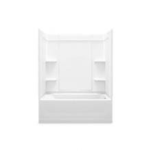 Sterling Plumbing 71370122-0 - Ensemble™ Medley® 60'' x 30-1/4'' bath/shower with right-hand above-flo