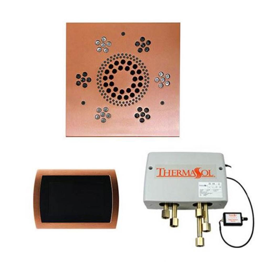 The Wellness Shower Package with SignaTouch Trim Upgraded Square Copper