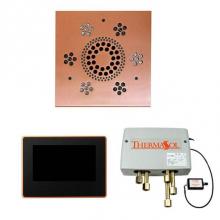 Thermasol WSP7US-COP - The Wellness Shower Package with 7'' ThermaTouch Trim Upgraded Square Copper