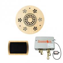 Thermasol WSPSUR-AB - The Wellness Shower Package with SignaTouch Trim Upgraded Round Antique Brass