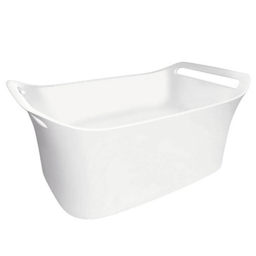 Urquiola Wall-Mounted Sink in Alpine White