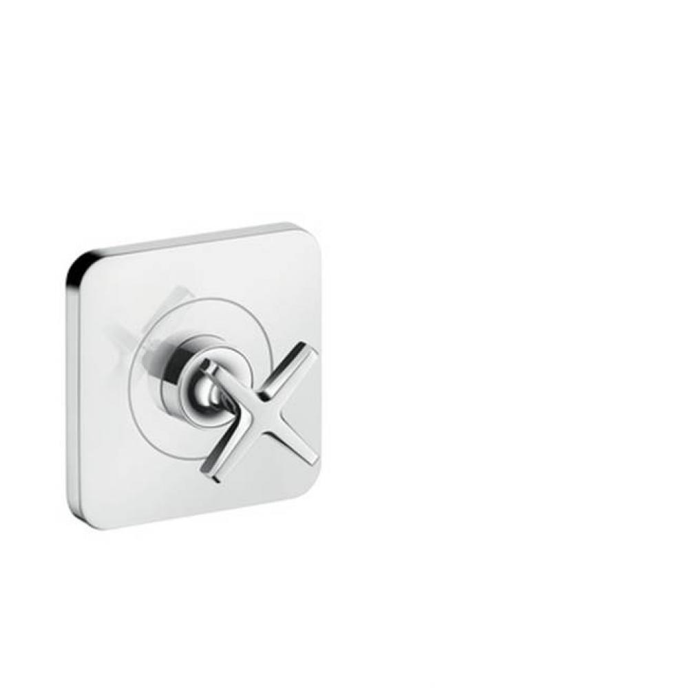 Citterio E Volume Control Trim 5'' x 5'' in Chrome