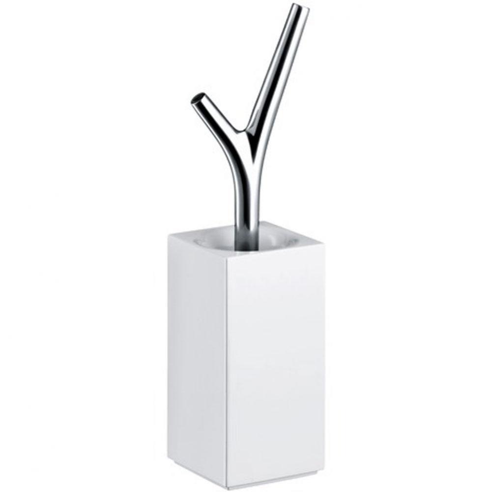 AXOR Massaud Toilet Brush with Holder Freestanding in Chrome