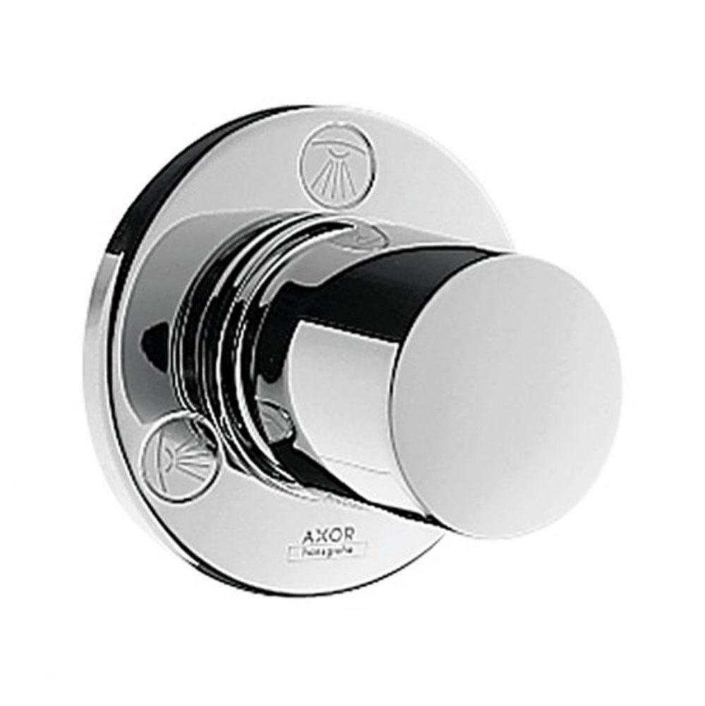 Uno Diverter Trim Trio/Quattro in Chrome