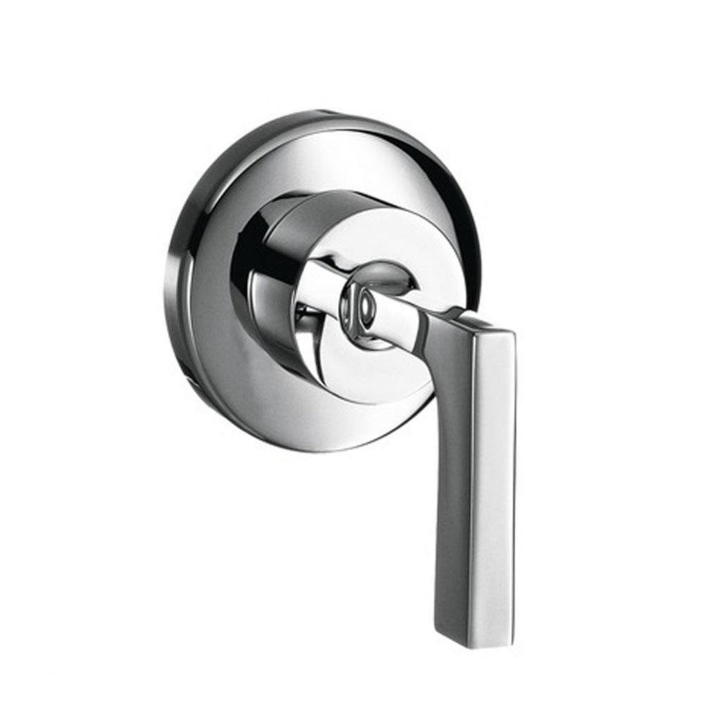 Citterio Volume Control Trim with Lever Handle in Chrome