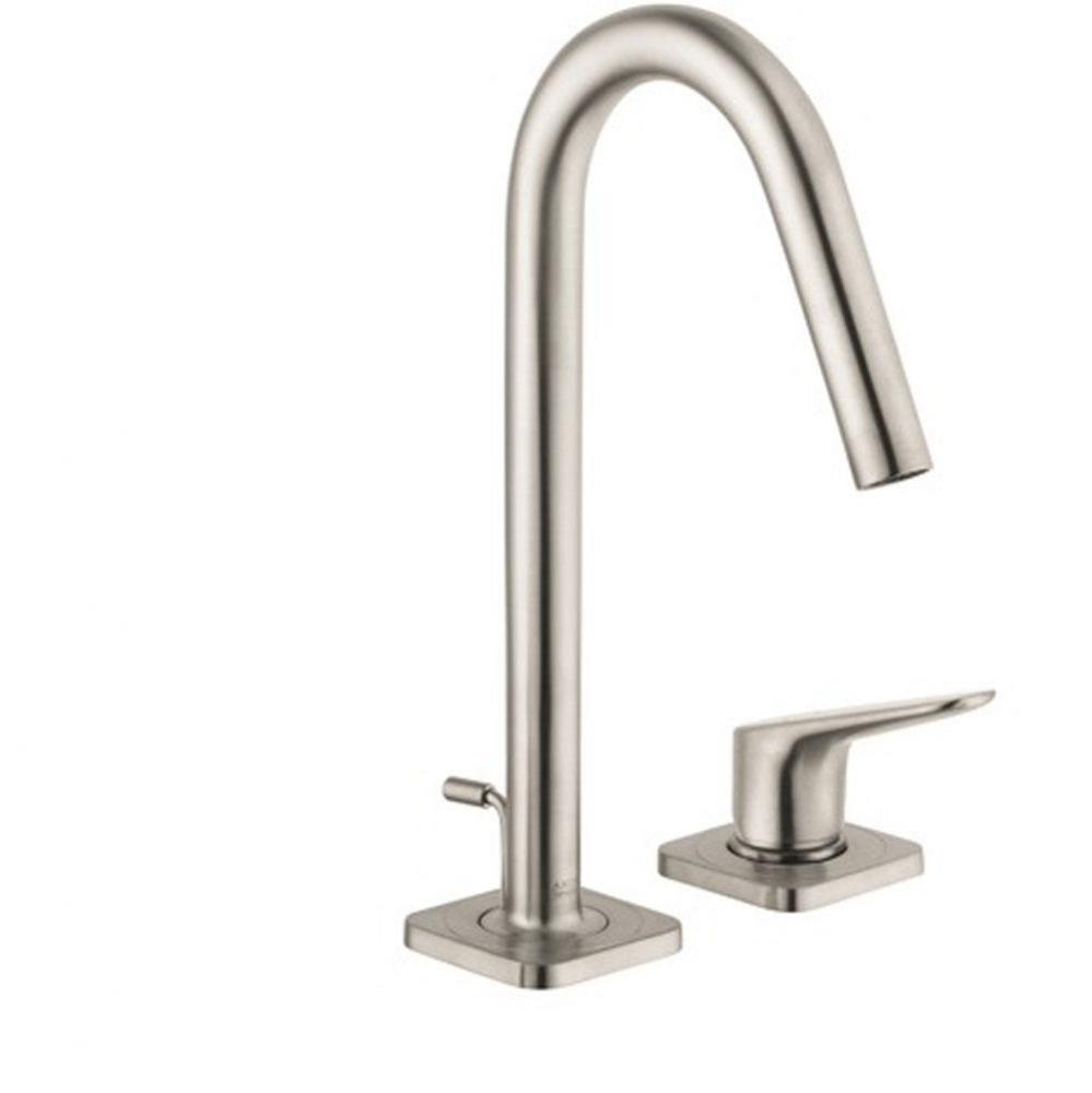 Citterio M 2-Hole Single-Handle Faucet 160 with Pop-Up Drain, 1.2 GPM in Brushed Nickel