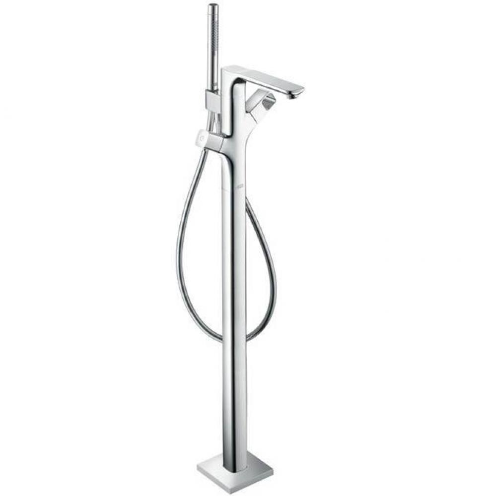 Urquiola Thermostatic Freestanding Tub Filler Trim with 1.75 GPM Handshower in Chrome