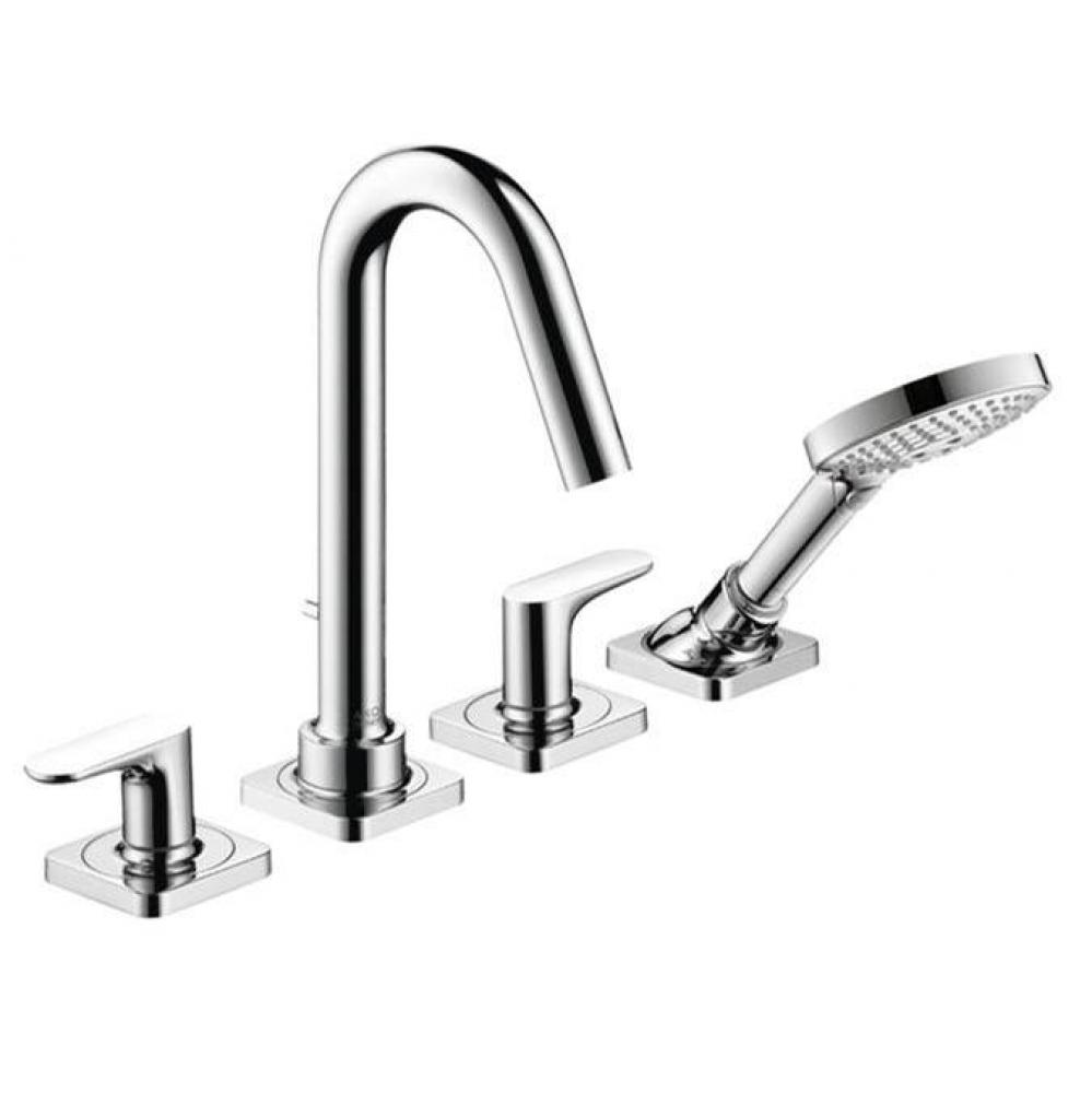 Citterio M 4-Hole Roman Tub Set Trim with 1.75 GPM Handshower in Chrome