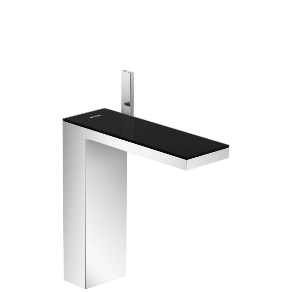 MyEdition Single-Hole Faucet 230, 1.2 GPM in Chrome / Black Glass