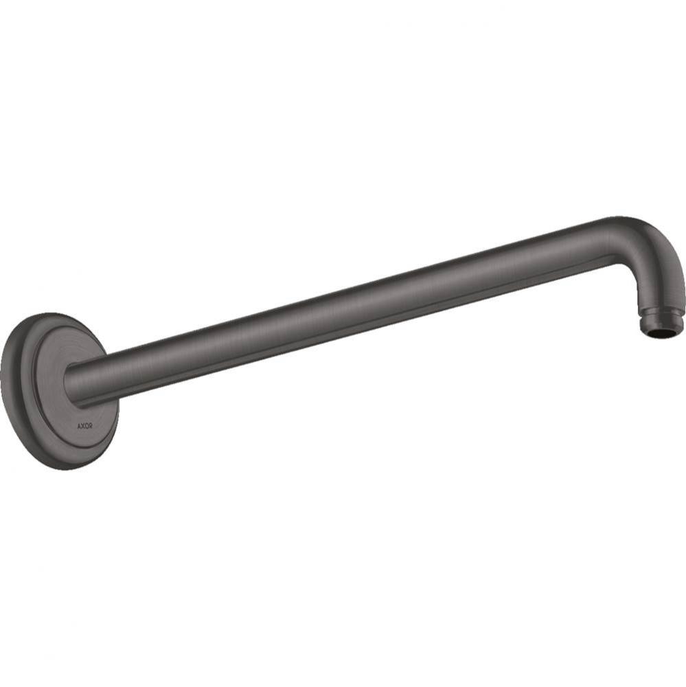 AXOR Montreux Showerarm 15'' in Brushed Black Chrome