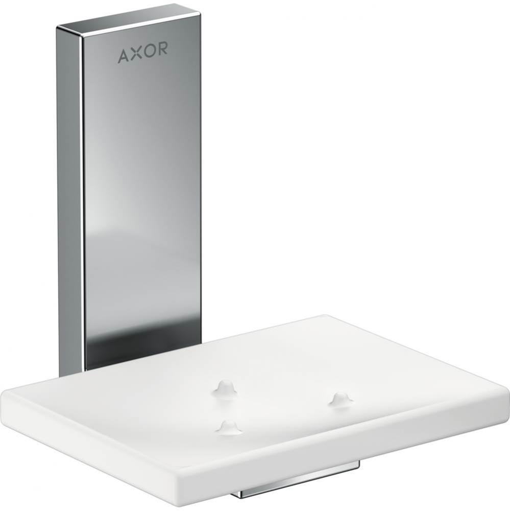 Universal Rectangular Soap Dish in Chrome