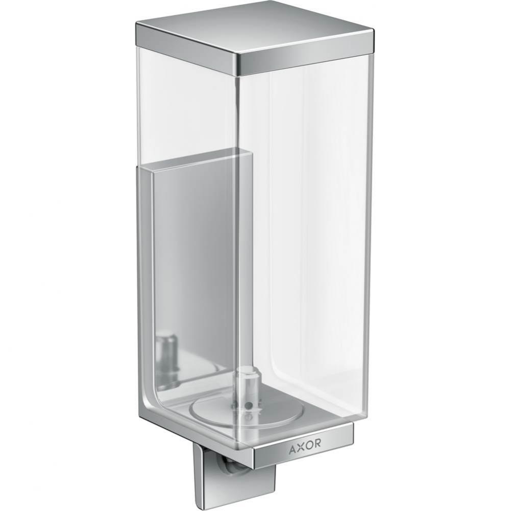 Universal Rectangular Soap Dispenser in Chrome